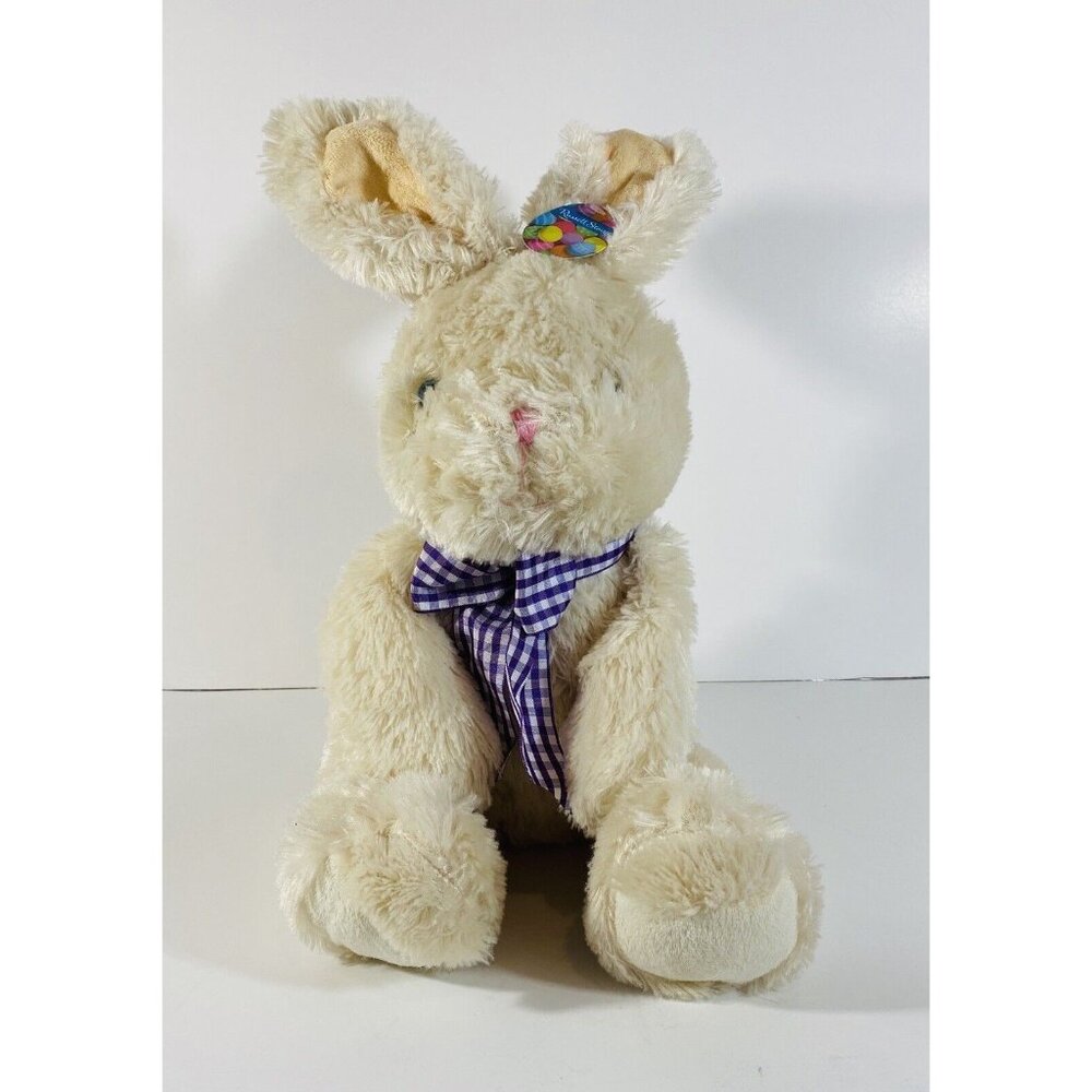 Russell Stovers Rabbit Plush Toy Easter Bunny Bow Stuffed Animal  Super Soft